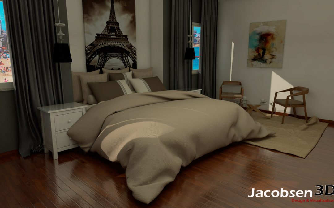Render de interior con Vray en Sketchup