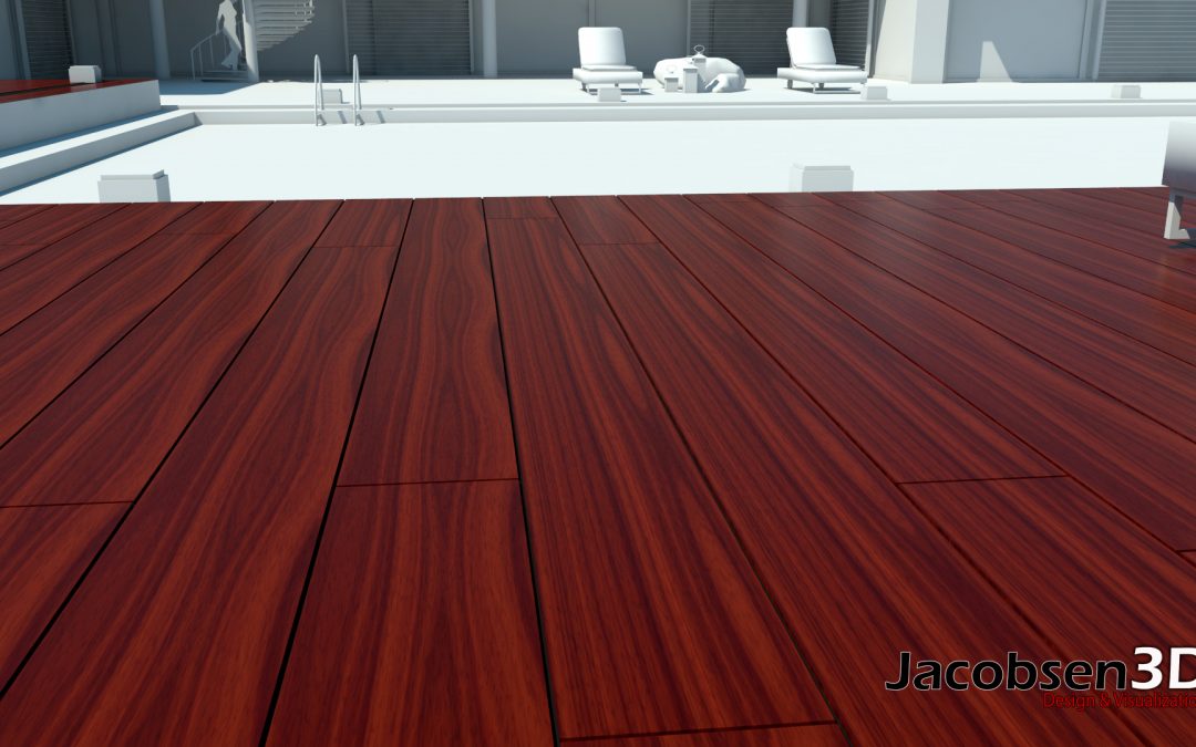 Como crear piso de madera realista en Vray Sketchup