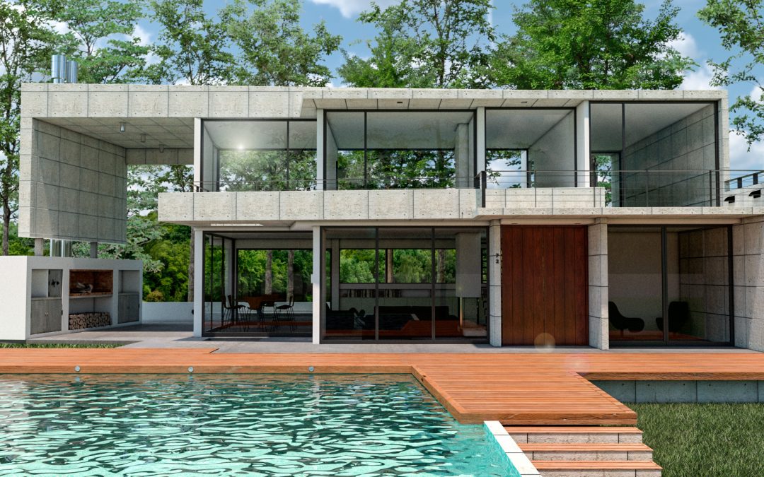 Render Exterior en V-Ray 3.4