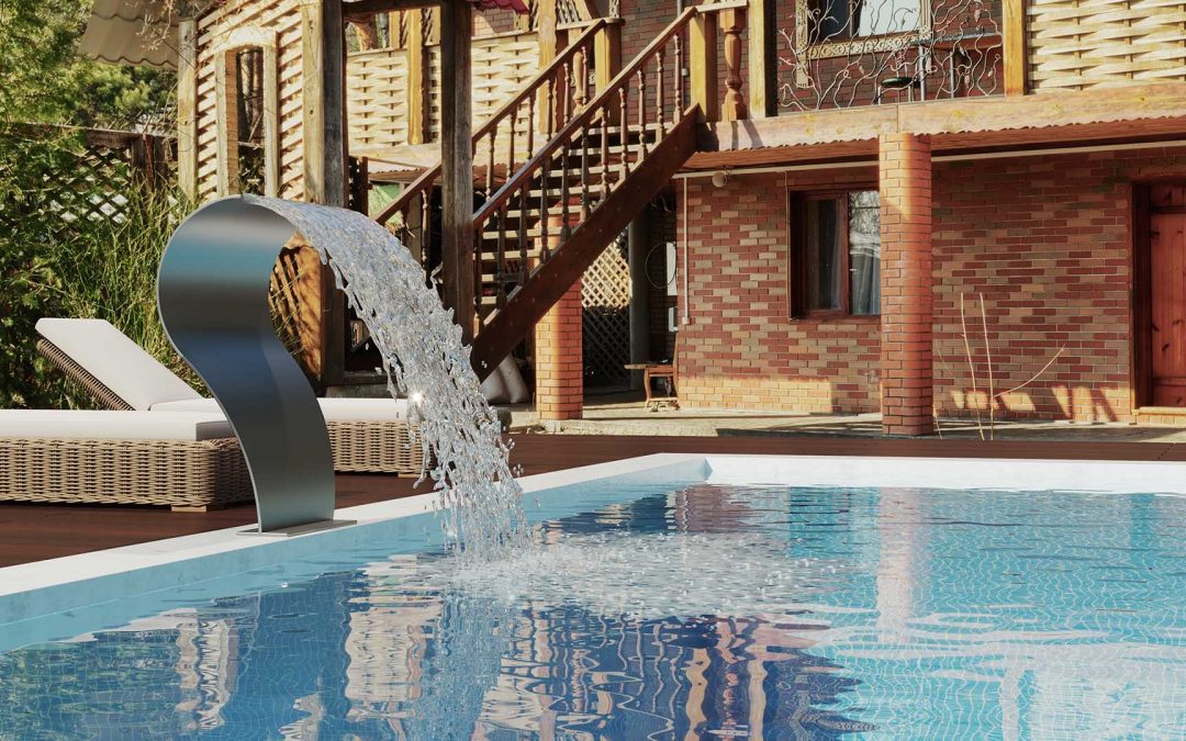 Cascada en Vray 5 para Sketchup